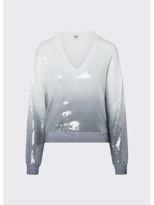 Maglia dégradé con paillettes LIU JO | WF6178MS49I/L9205